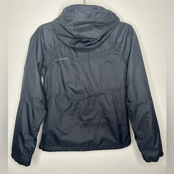 Helly Hansen Yu Ervik Waterproof Rain Full Zip Up Jacket in 990 Black size XS - Picture 5 of 14